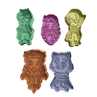 Set Kimetsu no yaiba Cortador de Galletas