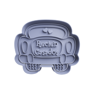 Auto -Recien Casados Cortador de Galletas