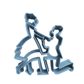 Propuesta de Matrimonio Silueta Cortador de Galletas