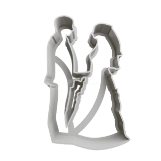 Casados Silueta Cortador de Galletas