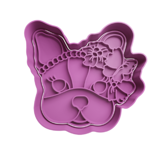 Perro Bulldog Frances Cortador de Galletas