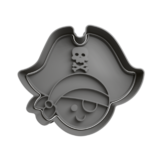 Cabeza Pirata Cortador de Galletas