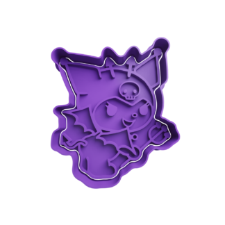 Kuromi con Tridente Cortador de Galletas