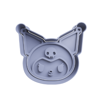 Kuromi cabeza Cortador de Galletas