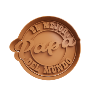 El mejor papa del mundo Cortador de Galletas