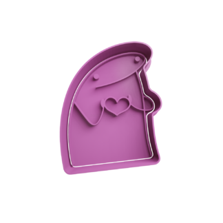 Deformito con Corazón Cortador de Galletas