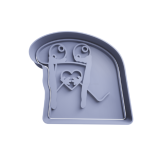 Deformito Corazon Roto Cortador de Galletas