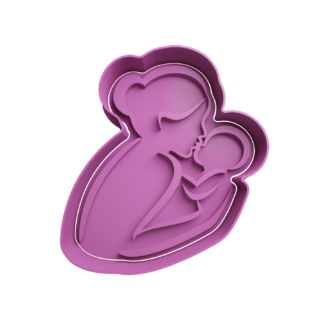 Madre con Bebe Cortador de Galletas