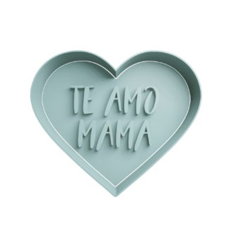 Corazon -Feliz día Mamá Cortador de Galletas