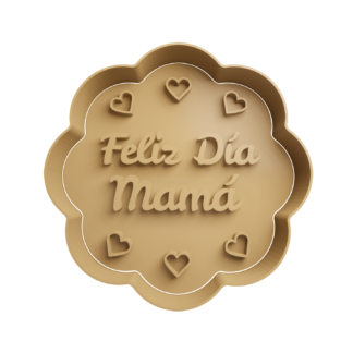 Corazones -Feliz día Mamá Cortador de Galletas