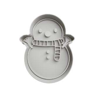 Muñeco de Nieve Cortador de Galletas