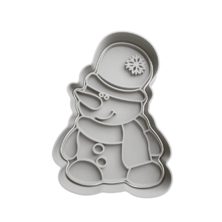 Muñeco de Nieve Cortador de Galletas