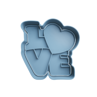LOVE Cortador de Galletas