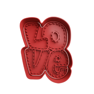 LOVE Cortador de Galletas