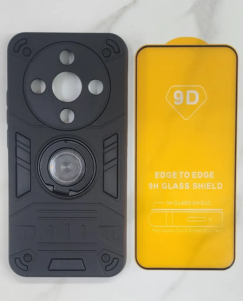 CASE ANILLO 9D (HONOR X9D) (NEGRO)