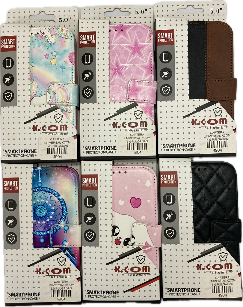 CARTERA UNIVERSAL KCOM (7.0 PULGADAS) (NEGRO)