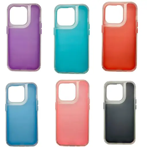 CASE RAINBOW DOS PIEZAS (IPHONE 13 PRO)